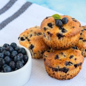 Muffins de Arándanos Orgánicos
